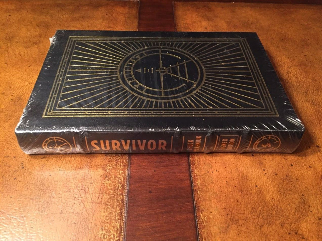 Easton Press SURVIVOR Chuck Palahniuk SIGNED SEALED